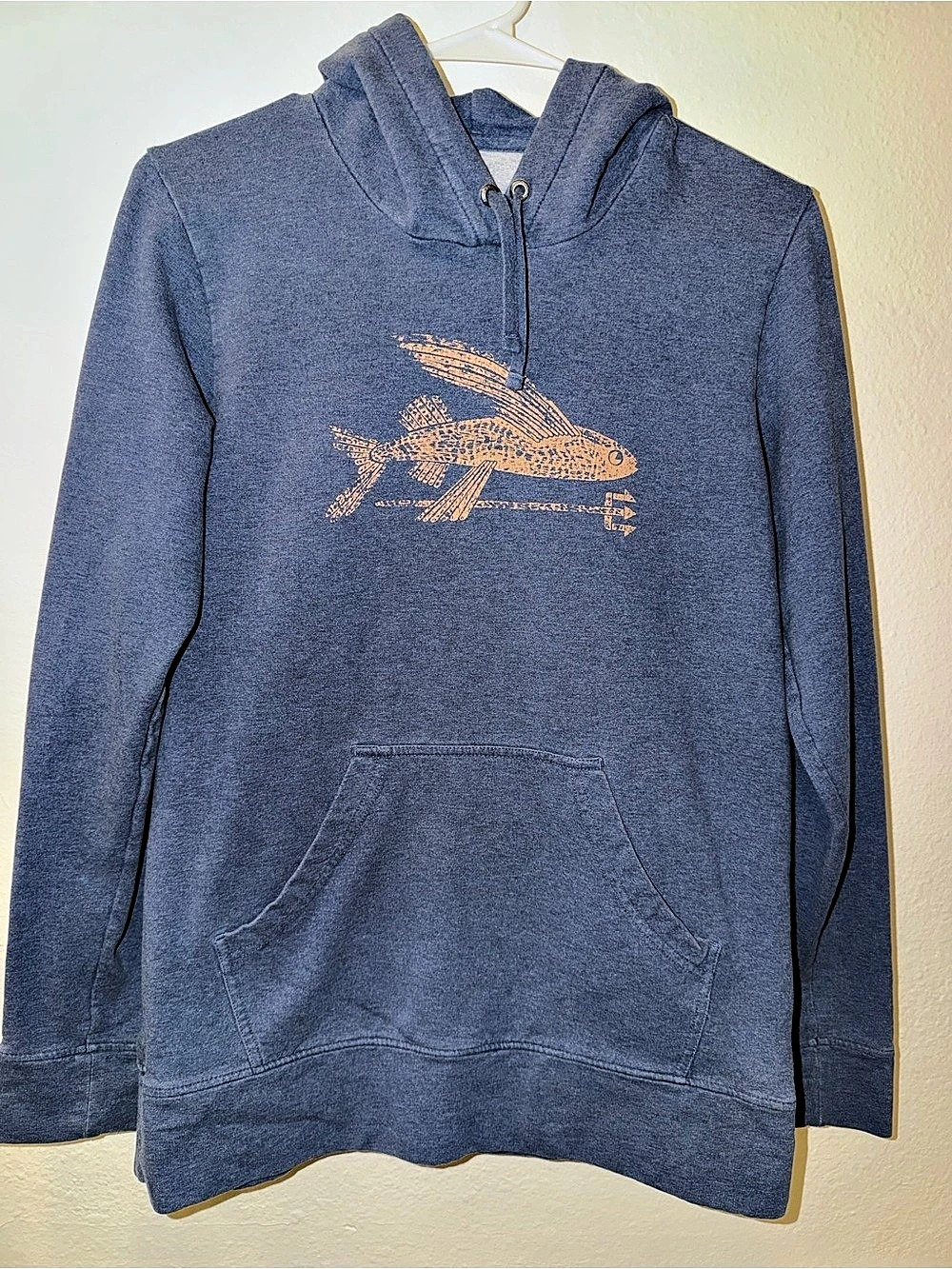 Patagonia Flying Fish Lightweight Hoodie Blue XS